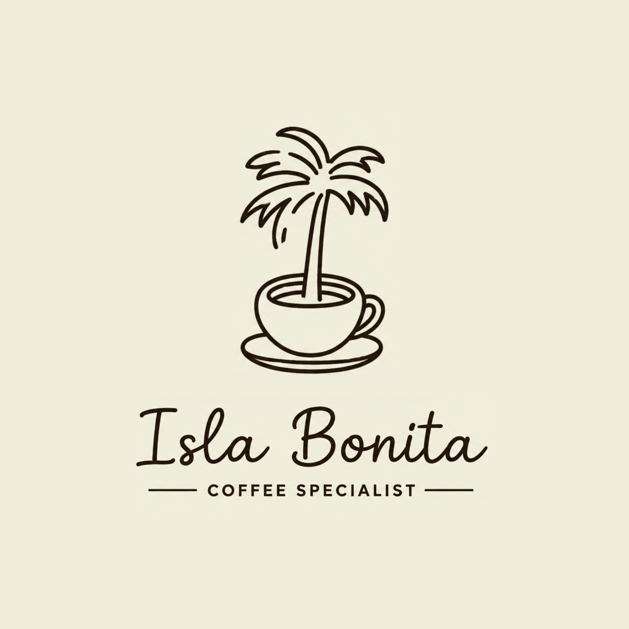 Logo de Isla Bonita Coffee Specialist / por Jassiel Torres López