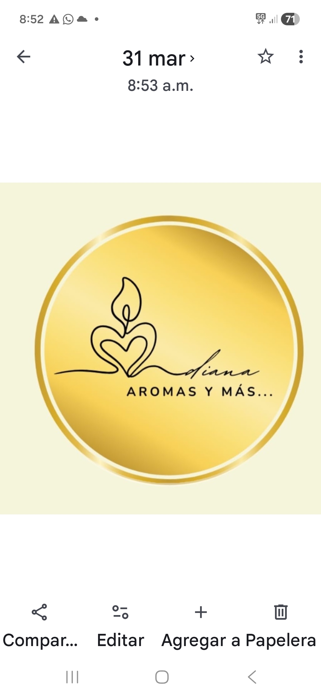 Logo de DIANA AROMAS Y MAS