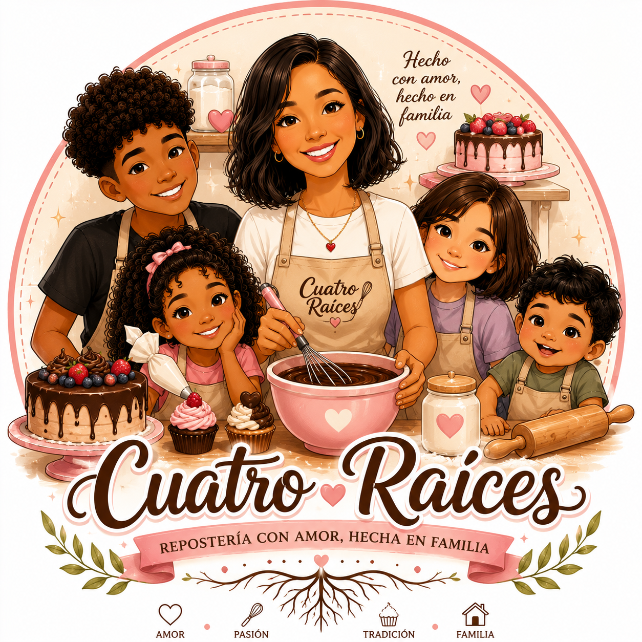 Logo de Cuatro Raíces