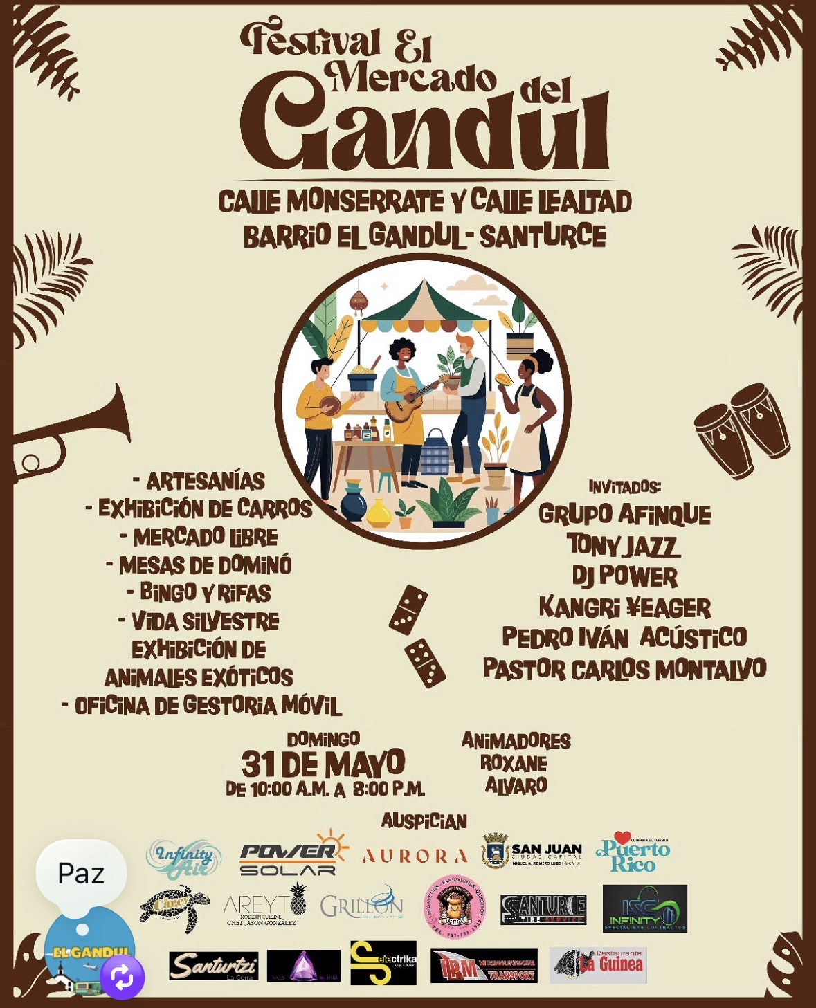 Festival el mercado del Gandul | Santurce