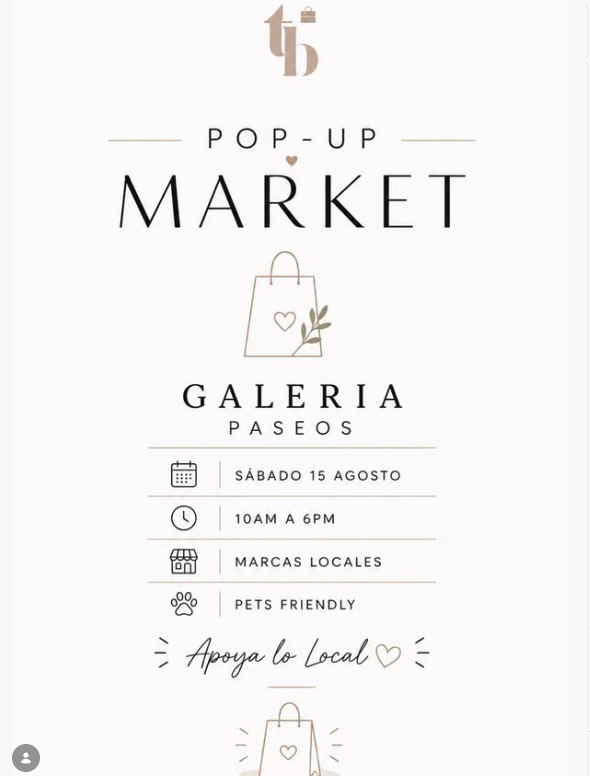 Pop Up Market | Galeria los Paseos